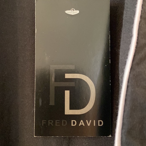 Fred David Bathrobes size SM brand new with tag color is black length33” - Picture 3 of 8